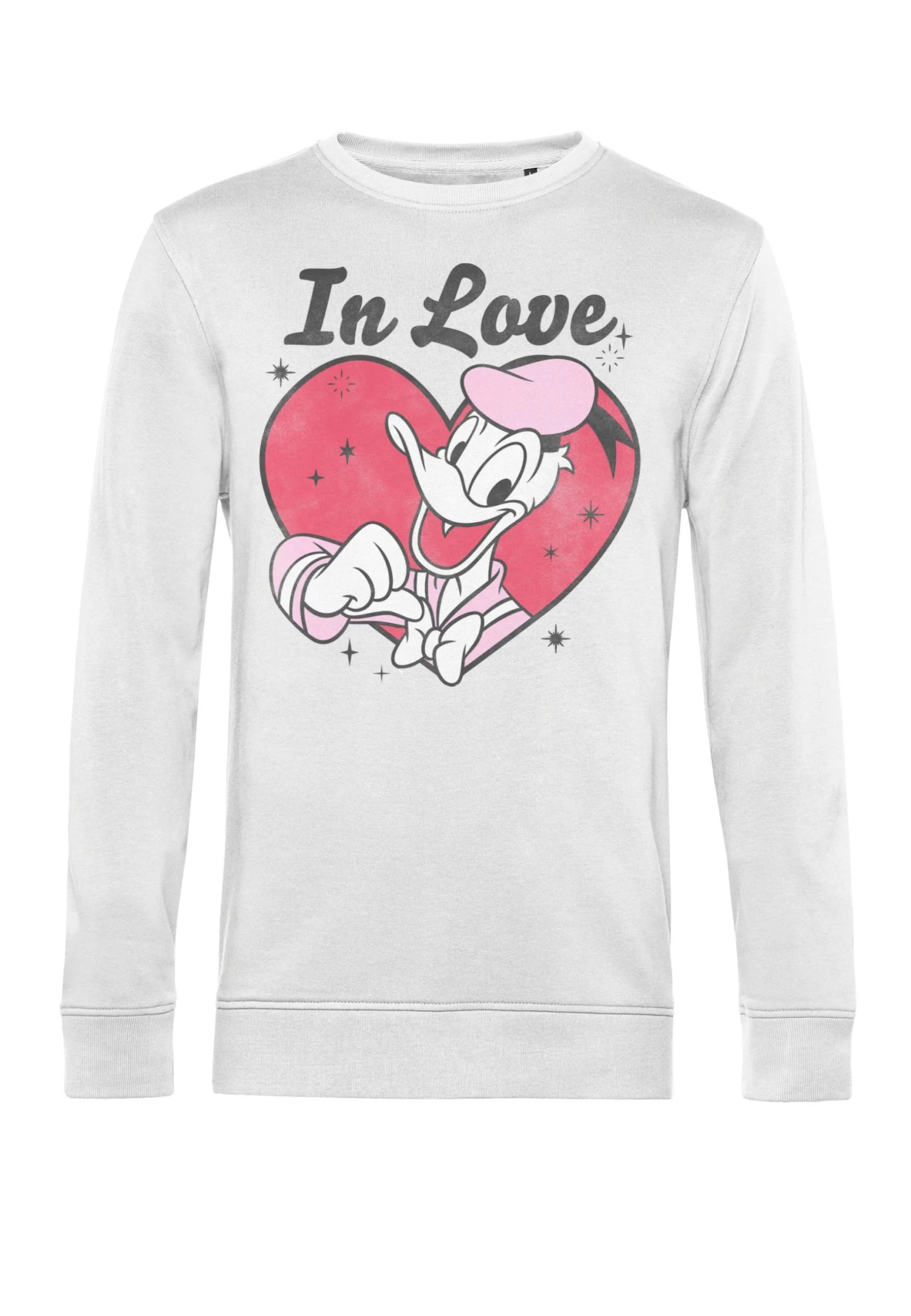 Disney Mickey Classic In Love Donald - Sweater - White 6 Disney Mickey Classic In Love Donald - Sweater - White - Afbeelding 4