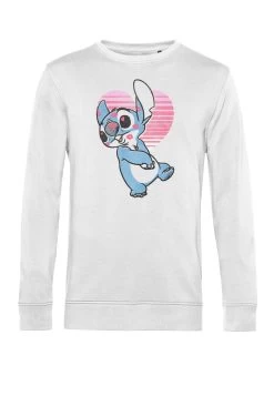 Disney Lilo & Stitch Kissy Faced - Sweater - White -Disney 33ef52cfbb394373abeed362f7fe657a