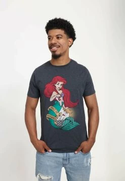 Disney The Little Mermaid Sailor Ariel Unisex - T-Shirt Print - Melange Black 10 Disney The Little Mermaid Sailor Ariel Unisex - T-Shirt Print - Melange Black -Disney 344084a6c1c34c229707071e12de26c4