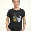 Disney Pixar Wall-E Sparks Fly - T-Shirt Print - Black -Disney 34cd51bed72b401cae16daa334fc1ced