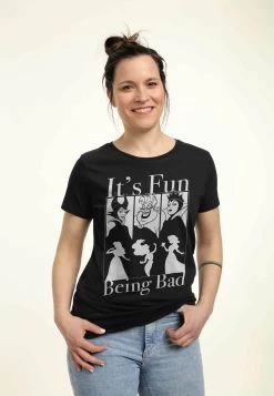 Disney Villains Bad Fun - T-Shirt Print - Black -Disney 378150e4d3fb4fe0bb8c1902f4231820