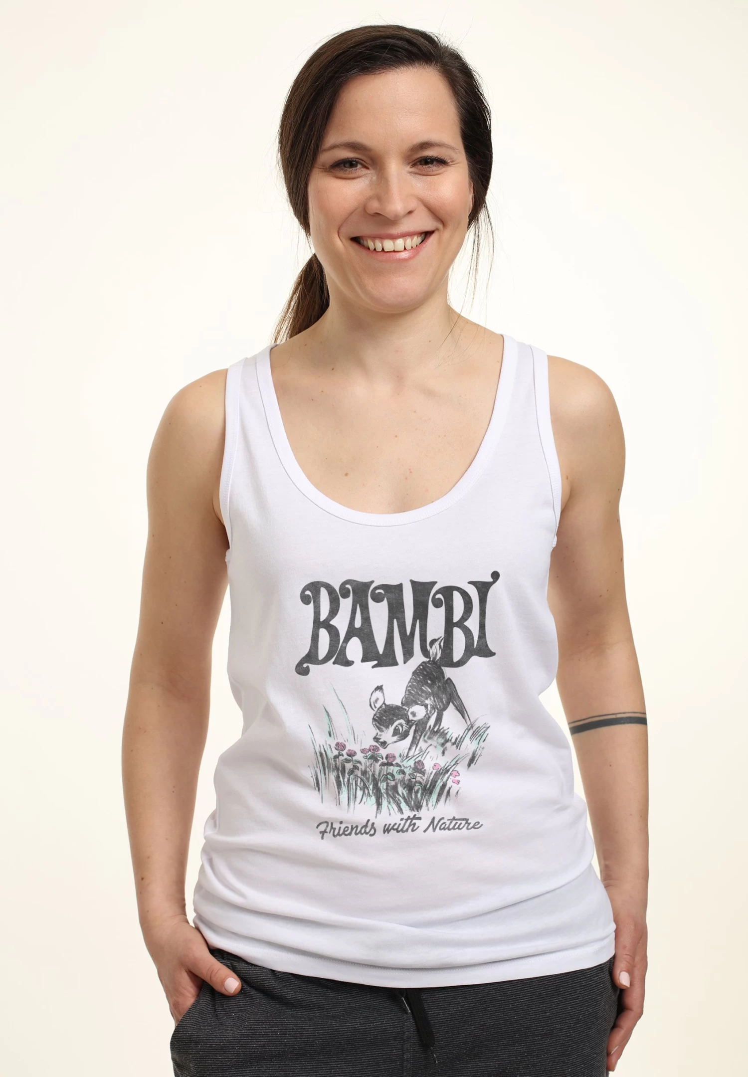 Disney Bambi Bambi Nature- Top - White 3 Disney Bambi Bambi Nature- Top - White