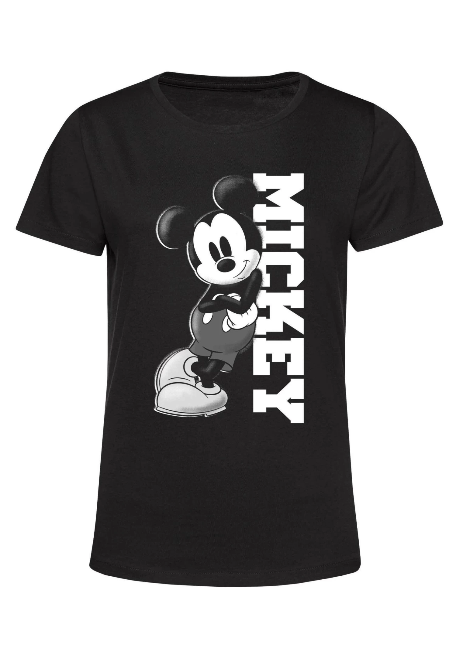 Disney Classic Mickey Mickey Lean - T-Shirt Print - Black 7 Disney Classic Mickey Mickey Lean - T-Shirt Print - Black - Afbeelding 5