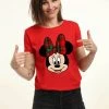 Disney Mickey Classic Big Minnie Holiday - T-Shirt Print - Red -Disney 3919bb32478147208424c58ff6726738