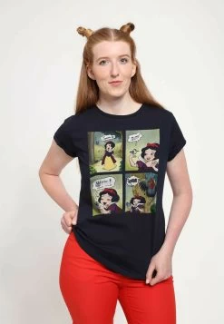 Disney Snow White Signing Snow - T-Shirt Print - Navy Blue 10 Disney Snow White Signing Snow - T-Shirt Print - Navy Blue -Disney 39306ae44d9c491484156fe6494db635