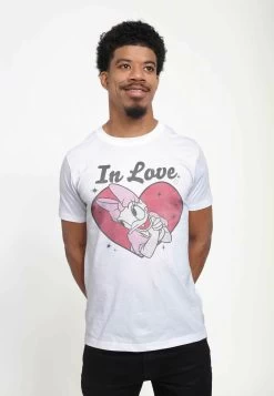 Disney Mickey Classic In Love Daisy Unisex - T-Shirt Print - White -Disney 3acef7f0a472400799c8ac3d1647bd2c
