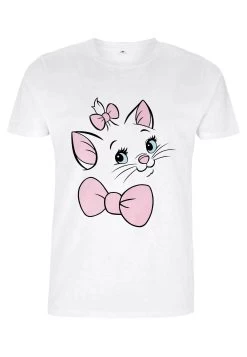 Disney The Aristocats Marie Big Face Unisex - T-Shirt Print - White -Disney 3b69a5644cb141b48d792d01d8443596