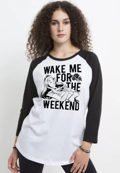 Disney Sleeping Beauty Wake Me - Longsleeve - White Black