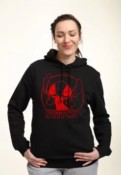 Disney Lilo Stitch Stranger Stitch - Hoodie - Black