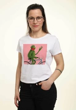 Disney Muppets Biking Kermit - T-Shirt Print - White -Disney 3e9d3fc3af7c4c28b5bfc0ca1028069b