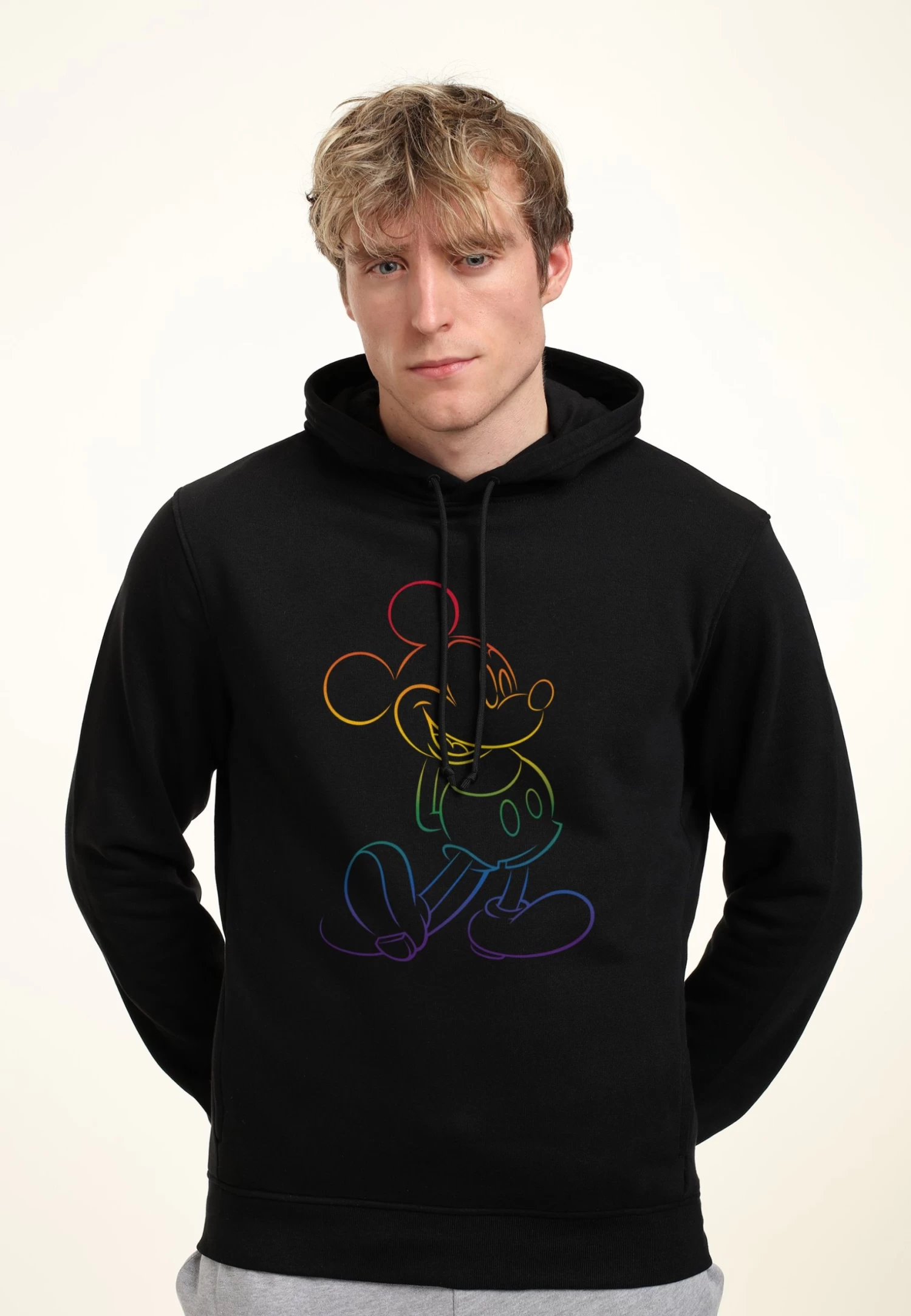 Disney Mickey Mouse Big Pride - Hoodie - Black 6 Disney Mickey Mouse Big Pride - Hoodie - Black - Afbeelding 4