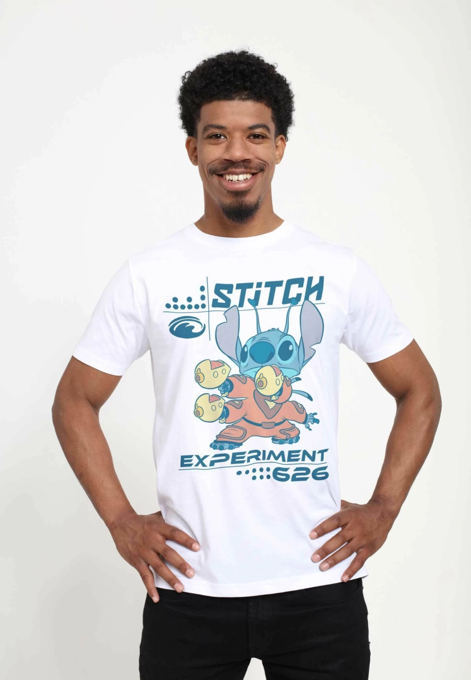 Disney Lilo & Stitch Experiment 626 Unisex - T-Shirt Print - White 3 Disney Lilo & Stitch Experiment 626 Unisex - T-Shirt Print - White