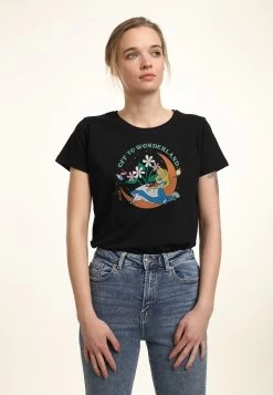 Disney Alice In Wonderland Alice Moon-1 - Dsax04Gssc - T-Shirt Print - Black -Disney 42219882cdca45cfab6965c3cc8d8240