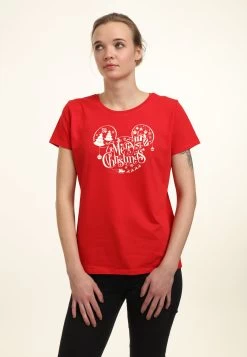 Disney Mickey & Friends Holiday Ears - T-Shirt Print - Red -Disney 425b0b2130c948b7b13ce92036b174b8