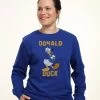 Disney Classic Mickey Donald Duck - Sweater - Royal Blue -Disney 43a315a6cd6342dc99e7ac84324dd69b