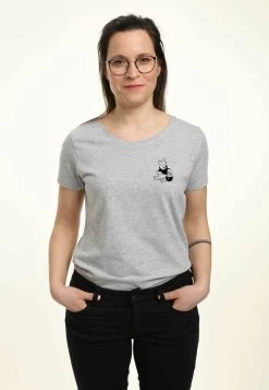Disney Winnie The Pooh Vintage Line Winniepooh - T-Shirt Print - Heather Grey