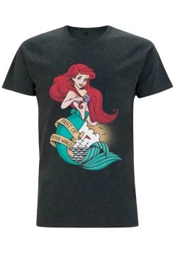 Disney The Little Mermaid Sailor Ariel Unisex - T-Shirt Print - Melange Black 12 Disney The Little Mermaid Sailor Ariel Unisex - T-Shirt Print - Melange Black -Disney 43deec94f2444d4db2182964bd5eef2e