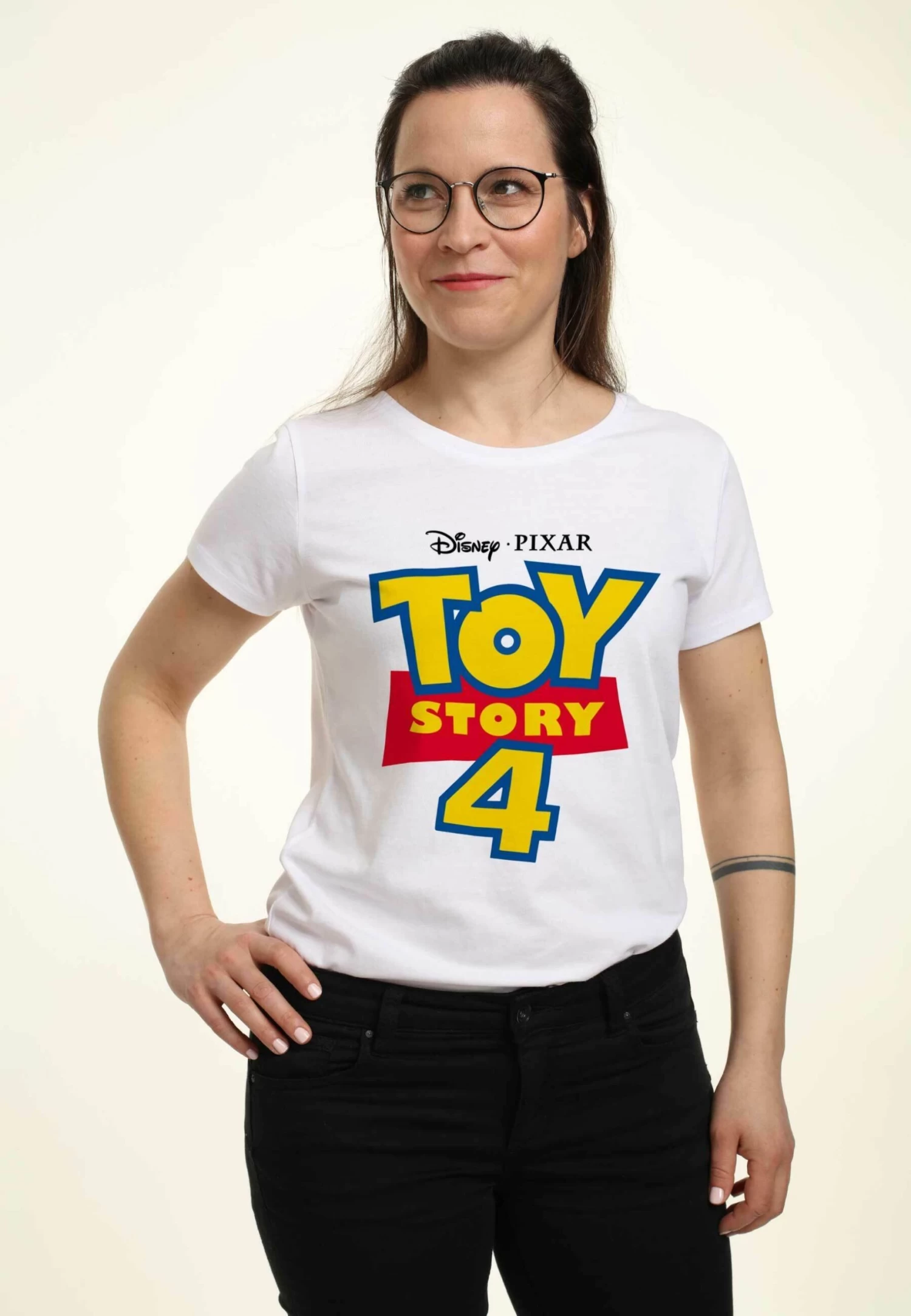 Disney Toy Story Full Color Logo - T-Shirt Print - White 5 Disney Toy Story Full Color Logo - T-Shirt Print - White - Afbeelding 3