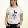 Disney Classic Mickey Mickey Watery - T-Shirt Print - White -Disney 46635c8af0c54f00a46b2bee698fdf34