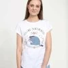 Disney Winnie The Pooh Eeyore Flowers - T-Shirt Print - White -Disney 4809ba810c624dae89676a783899330f