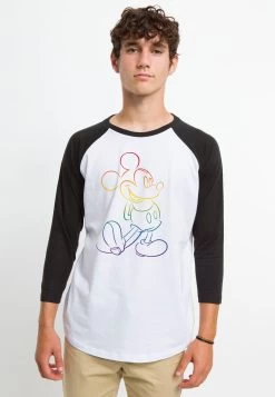 Disney Mickey Mouse Big Pride - Longsleeve - White Black