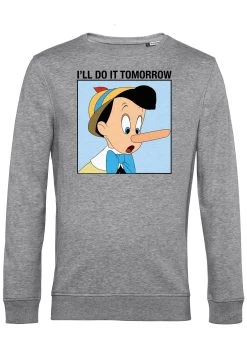 Disney Pinocchio Do It Tomorrow - Sweater - Heather Grey 9 Disney Pinocchio Do It Tomorrow - Sweater - Heather Grey -Disney 49c2b7d812594e11a725b718bbd5d191