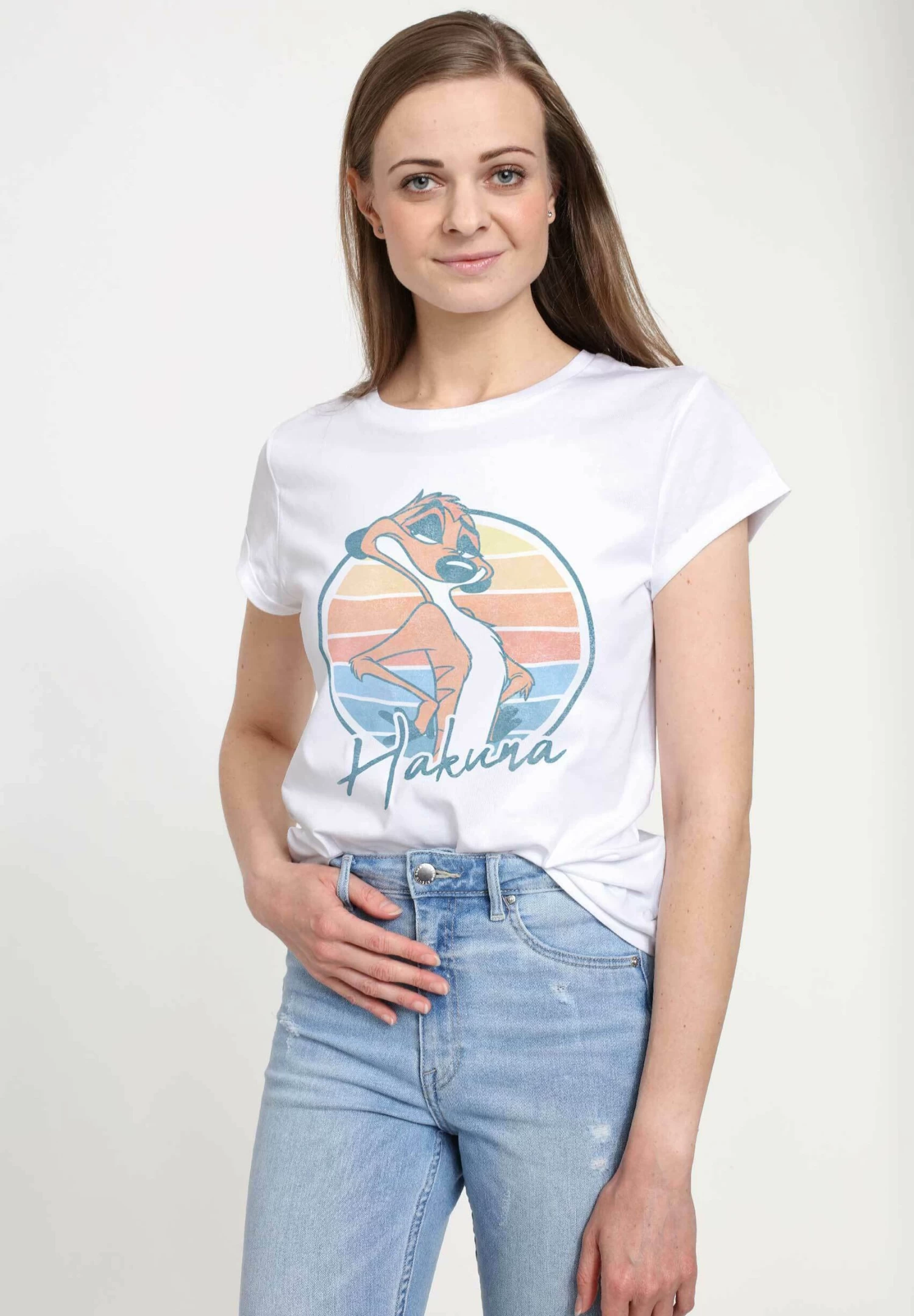 Disney The Lion King Hakuna - T-Shirt Print - White 5 Disney The Lion King Hakuna - T-Shirt Print - White - Afbeelding 3