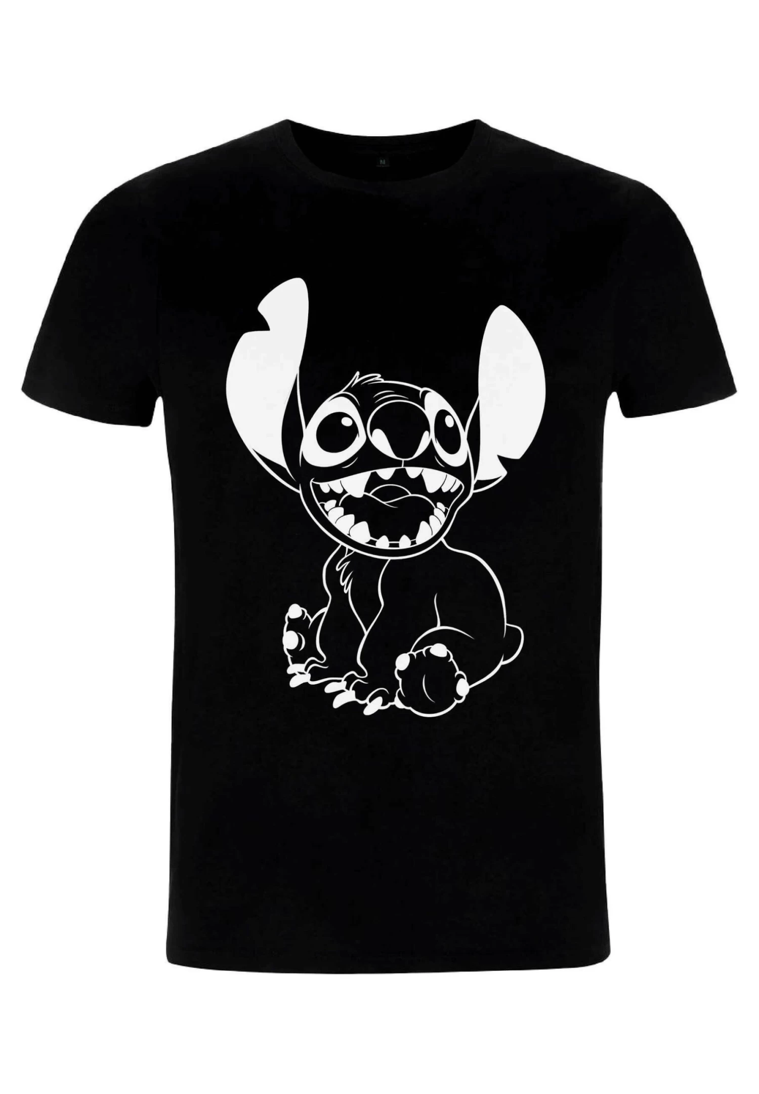 Disney Lilo & Stitch Negative Stitch Unisex - T-Shirt Print - Black 6 Disney Lilo & Stitch Negative Stitch Unisex - T-Shirt Print - Black - Afbeelding 4