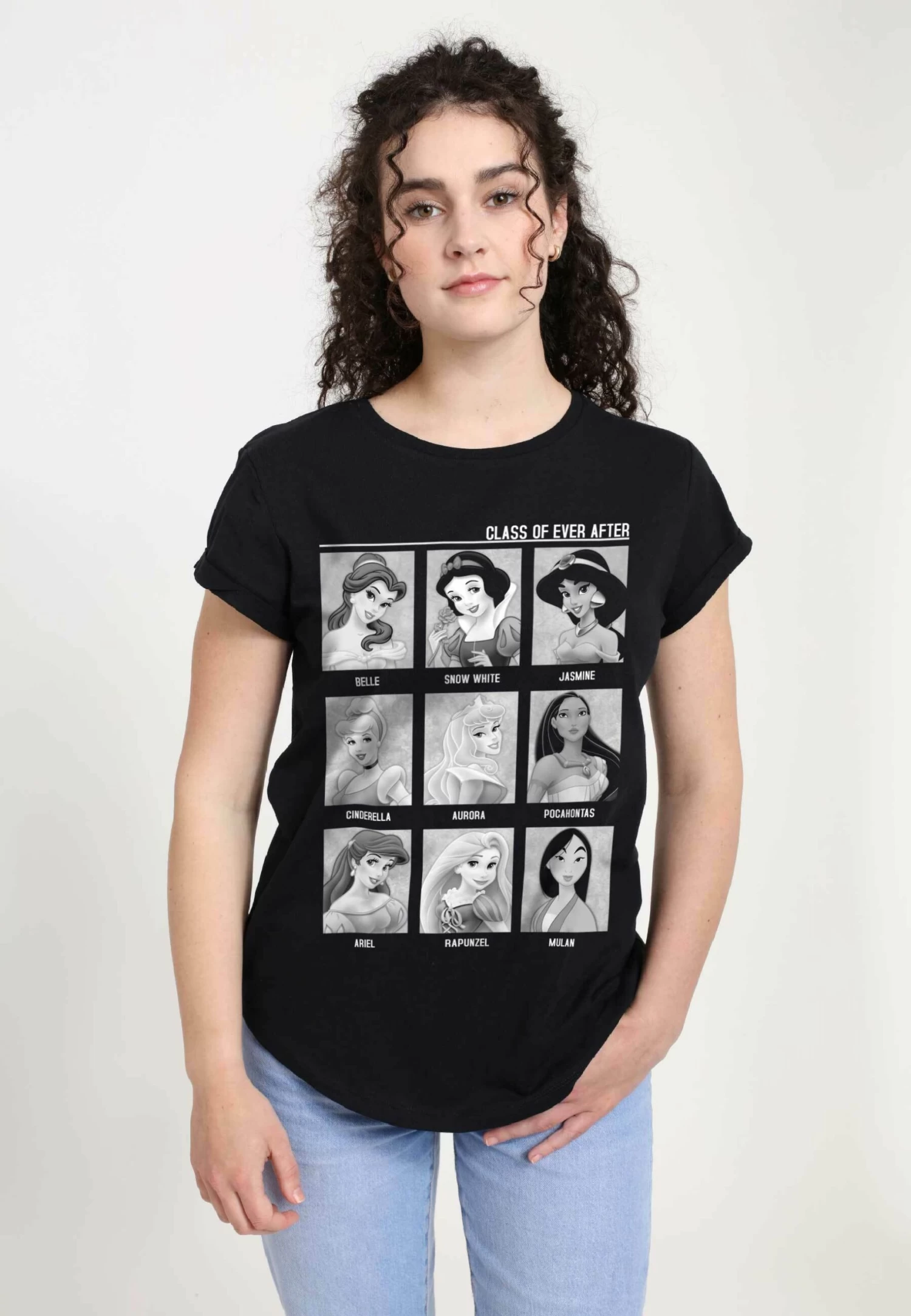 Disney Princesses Class Of - T-Shirt Print - Black 3 Disney Princesses Class Of - T-Shirt Print - Black