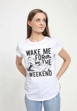 Disney Sleeping Beauty Wake Me - T-Shirt Print - White -Disney 4ca0fbb89c83494380002f4e506681ba