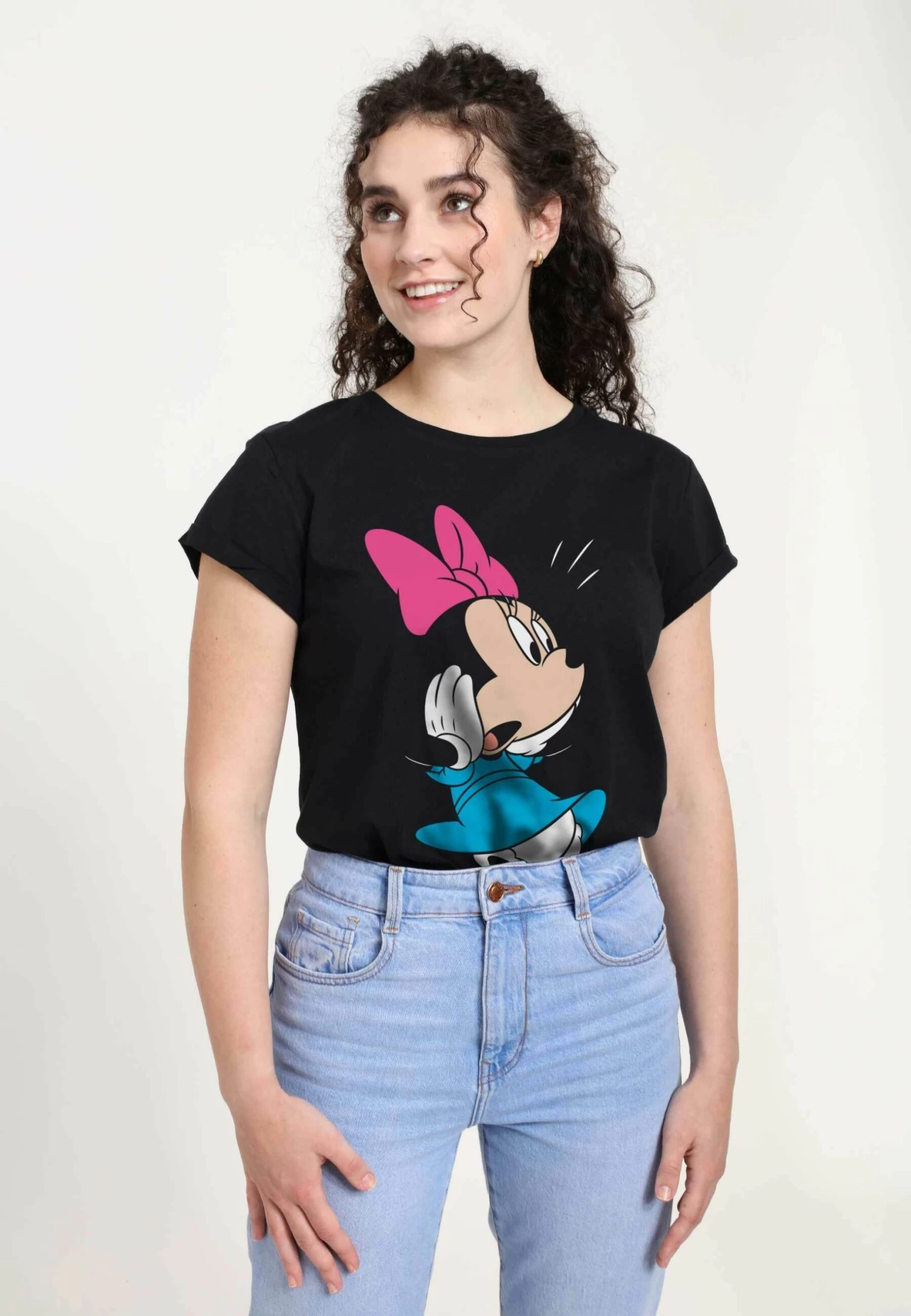 Disney Mickey Classic Minnie - T-Shirt Print - Black 6 Disney Mickey Classic Minnie - T-Shirt Print - Black - Afbeelding 4