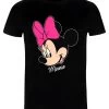Disney Classic Mickey Minnie Big Face - T-Shirt Print - Black -Disney 4da78bc783044dbb8a6b87a771503352