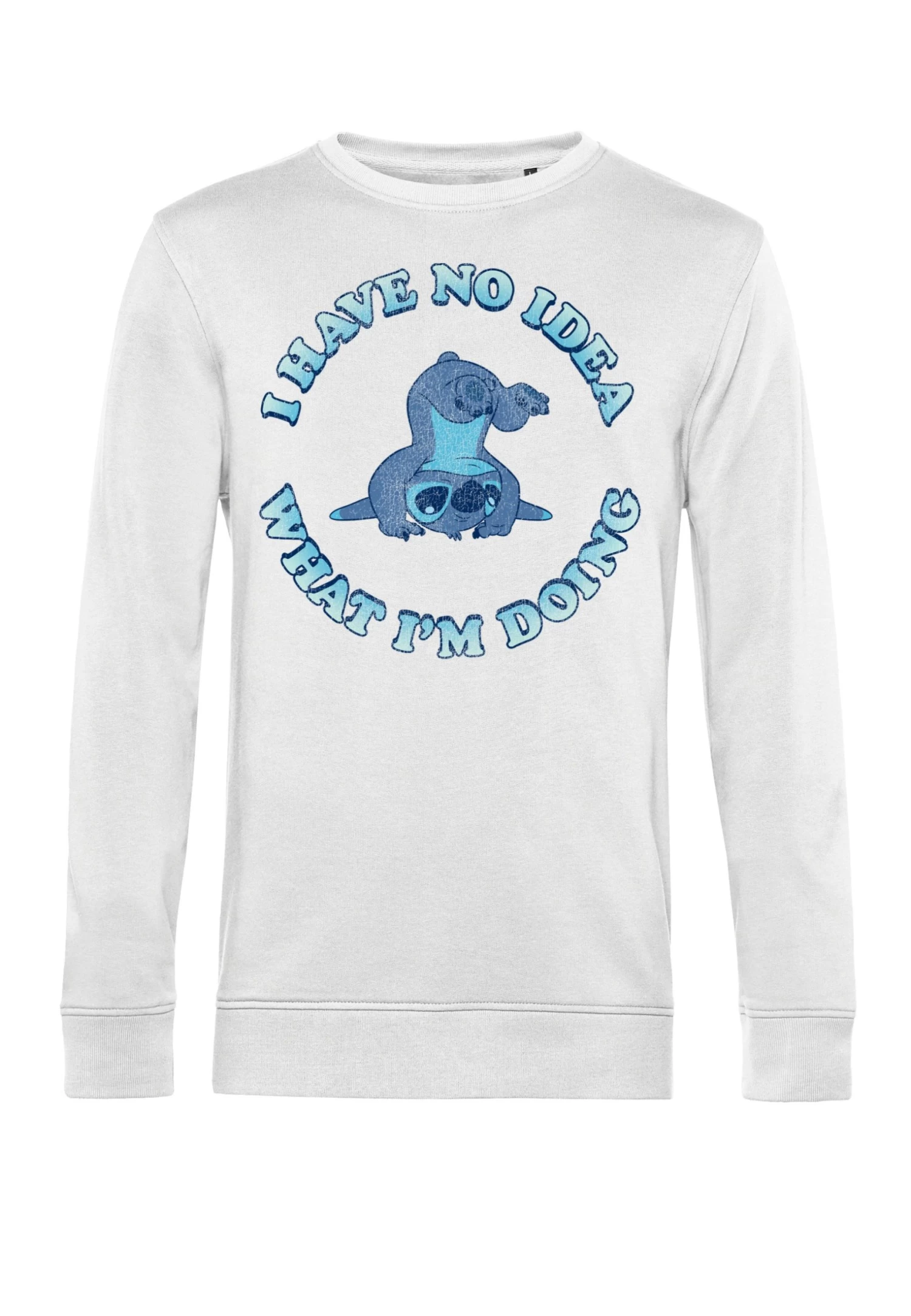 Disney LiloStitch No Idea - Sweater - White 6 Disney LiloStitch No Idea - Sweater - White - Afbeelding 4