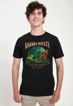 Disney The Lion King Tommy Matata Unisex - T-Shirt Print - Black