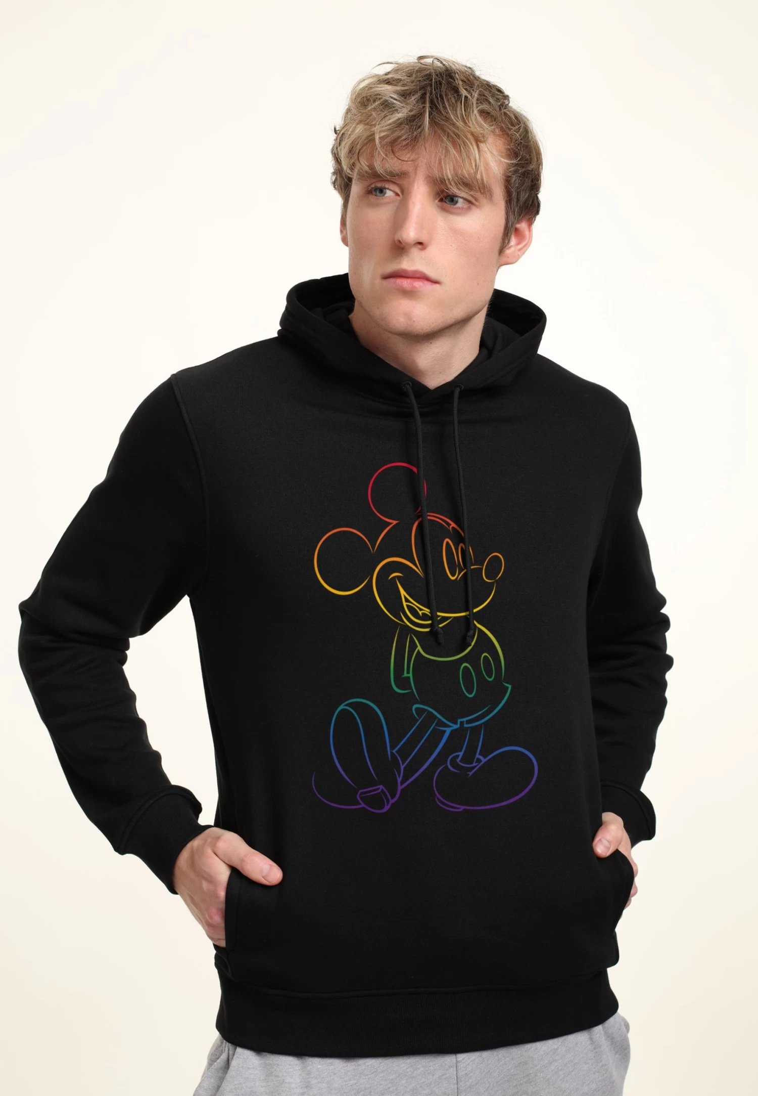 Disney Mickey Mouse Big Pride - Hoodie - Black 3 Disney Mickey Mouse Big Pride - Hoodie - Black