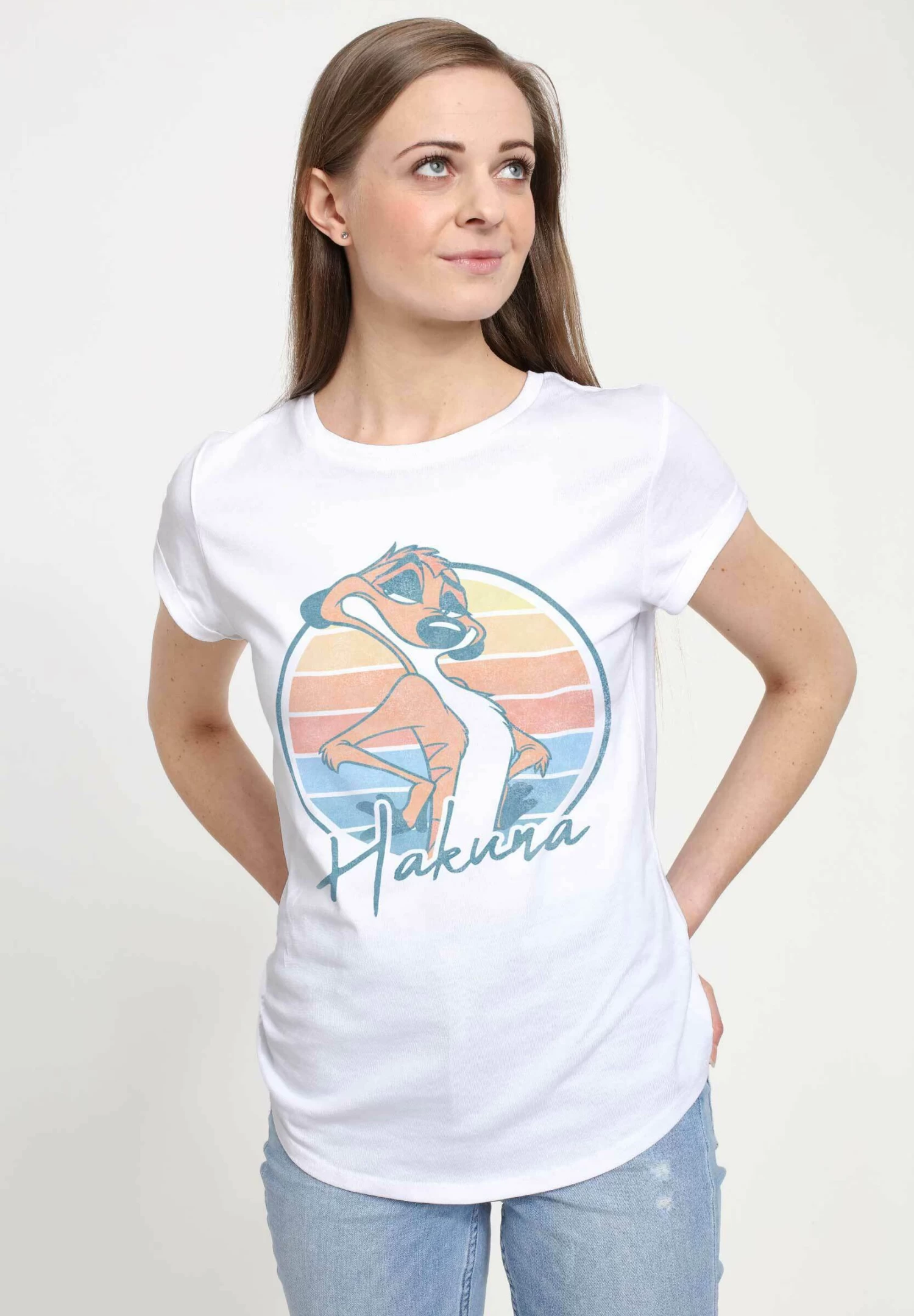 Disney The Lion King Hakuna - T-Shirt Print - White 6 Disney The Lion King Hakuna - T-Shirt Print - White - Afbeelding 4