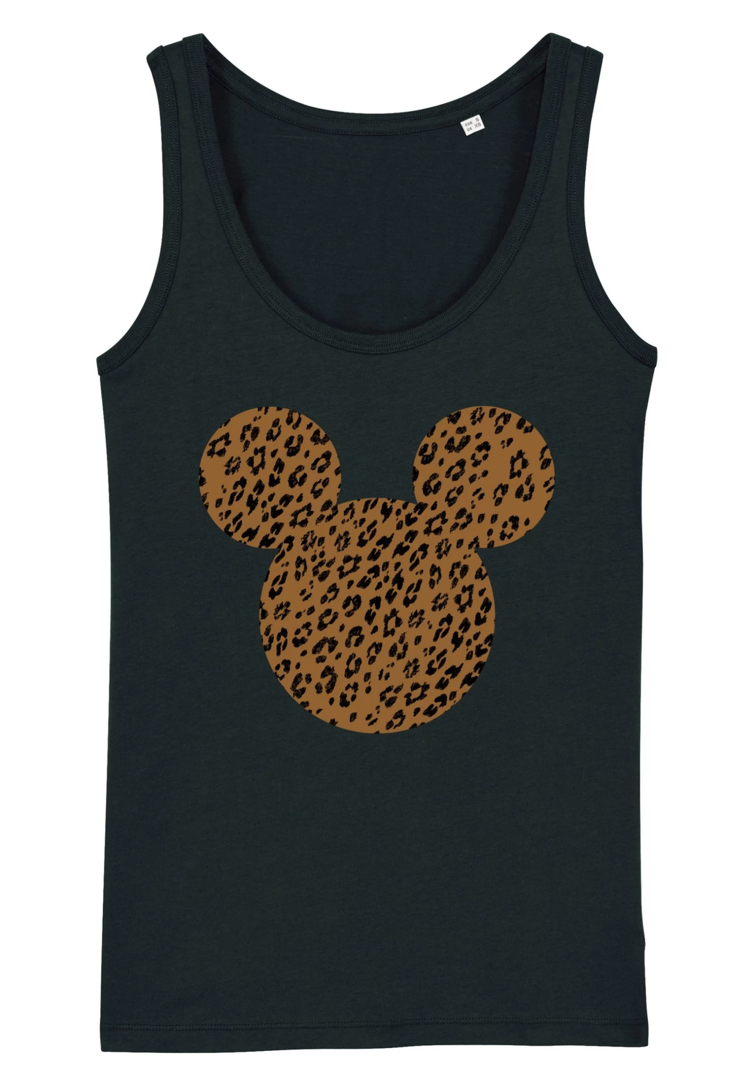 Disney Classic Mickey Cheetah Mouse - Top - Black 7 Disney Classic Mickey Cheetah Mouse - Top - Black - Afbeelding 5