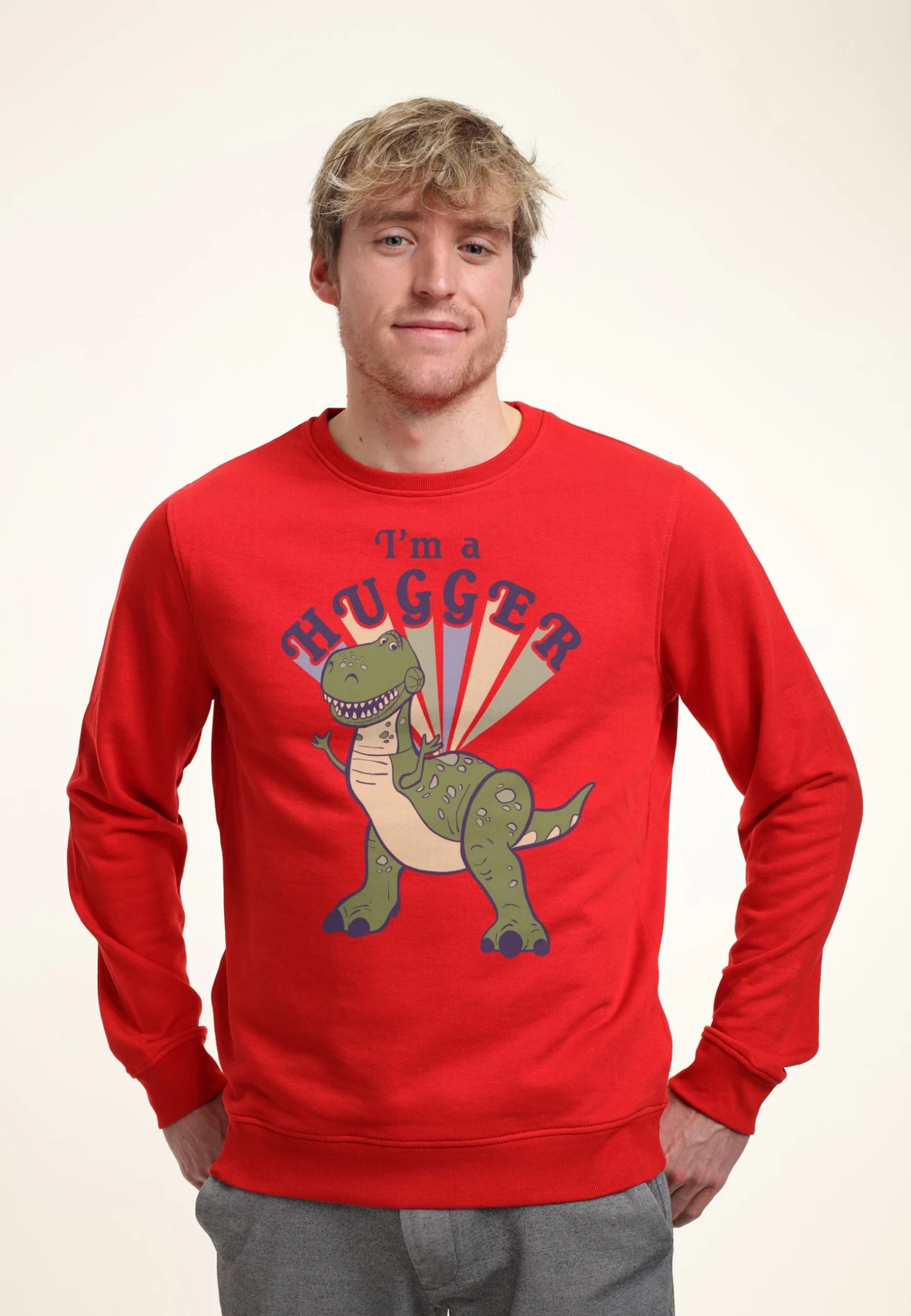 Disney Toy Story 1-3 Hugger Rex - Sweater - Red 3 Disney Toy Story 1-3 Hugger Rex - Sweater - Red