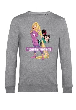 Disney Wreck-It Ralph 2 Long Hair Rapunzel Vanellope - Sweater - Heather Grey 9 Disney Wreck-It Ralph 2 Long Hair Rapunzel Vanellope - Sweater - Heather Grey -Disney 53eb007f67e14b618331142af06610b2