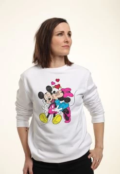 Disney Mickey Mouse Mickey Minnie Love - Sweater - White -Disney 54623591f4a045ccb83ea9b7544701fa