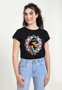 Disney Aladdin Glass Jasmine - T-Shirt Print - Black -Disney 55f0b53938d64ab2b280bc499c4dc99a