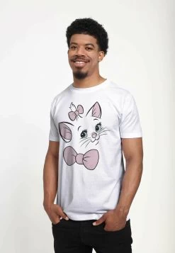 Disney The Aristocats Marie Big Face Unisex - T-Shirt Print - White -Disney 570b24c015584b9c9aa7dc5b5e799b57