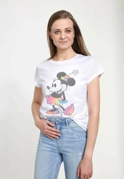 Disney Mickey Classic Tie Dye Minnie - T-Shirt Print - White -Disney 57507291aaa542b3a57ecaade11dfea5