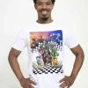 Disney Kingdom Hearts Group Checkers Unisex - T-Shirt Print - White -Disney 57d8d934d56d43afba3692e8221ee513