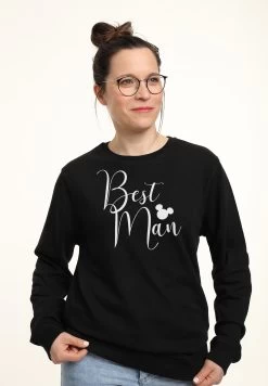 Disney Mickey & Friends Best Man - Sweater - Black -Disney 58080bbaa7604acab6f2d2d23c194949