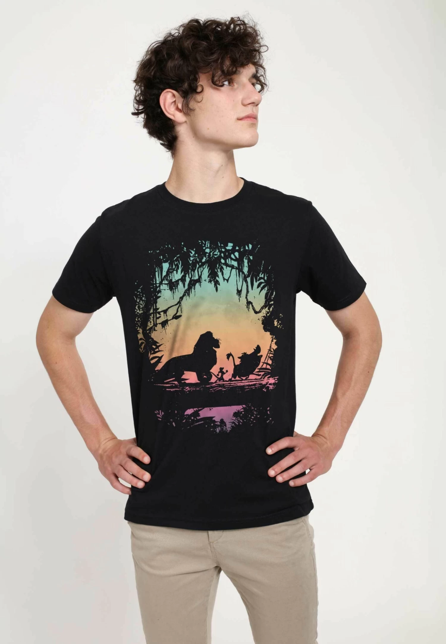 Disney Lion King Eastern Trail Unisex - T-Shirt Print - Black 5 Disney Lion King Eastern Trail Unisex - T-Shirt Print - Black - Afbeelding 3