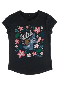 Disney Classics Lilo & Stitch - Tropical Stitch - T-Shirt Print - Black -Disney 59265860befe4a6eb1214d5f0e7befa0