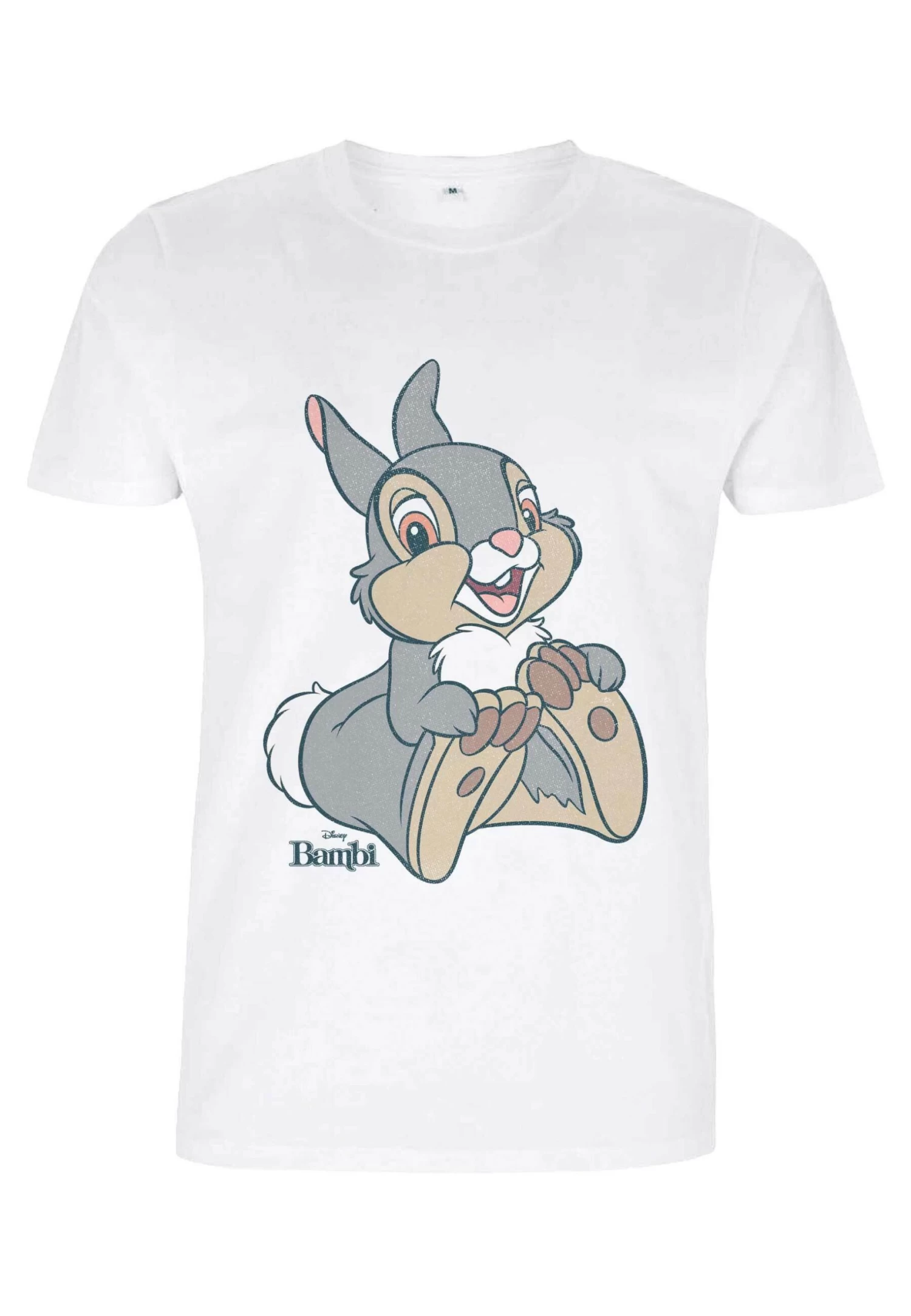 Disney Bambi Big Thumper Unisex - T-Shirt Print - White 3 Disney Bambi Big Thumper Unisex - T-Shirt Print - White