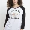 Disney Winnie The Pooh Bring On The Sunshine - Longsleeve - White Black -Disney 5a9ddf739f8f41c0b57304b3a4f42c5c