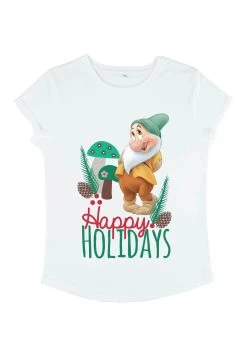 Disney Snow White Bashful Christmas - T-Shirt Print - White 12 Disney Snow White Bashful Christmas - T-Shirt Print - White -Disney 5af3272efb804a318c65c24dc2206d4e